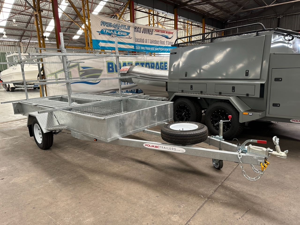 Single Axle Canoe Trailer