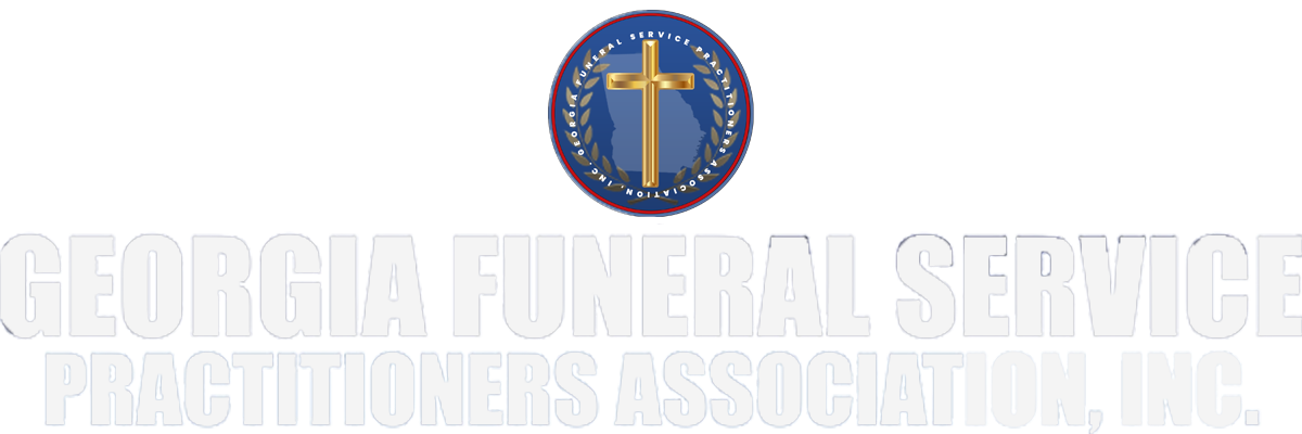 The logo for georgia funeral service practitioners association inc.Family retreat center with L.M. Pierce Funeral Home, Inc.
