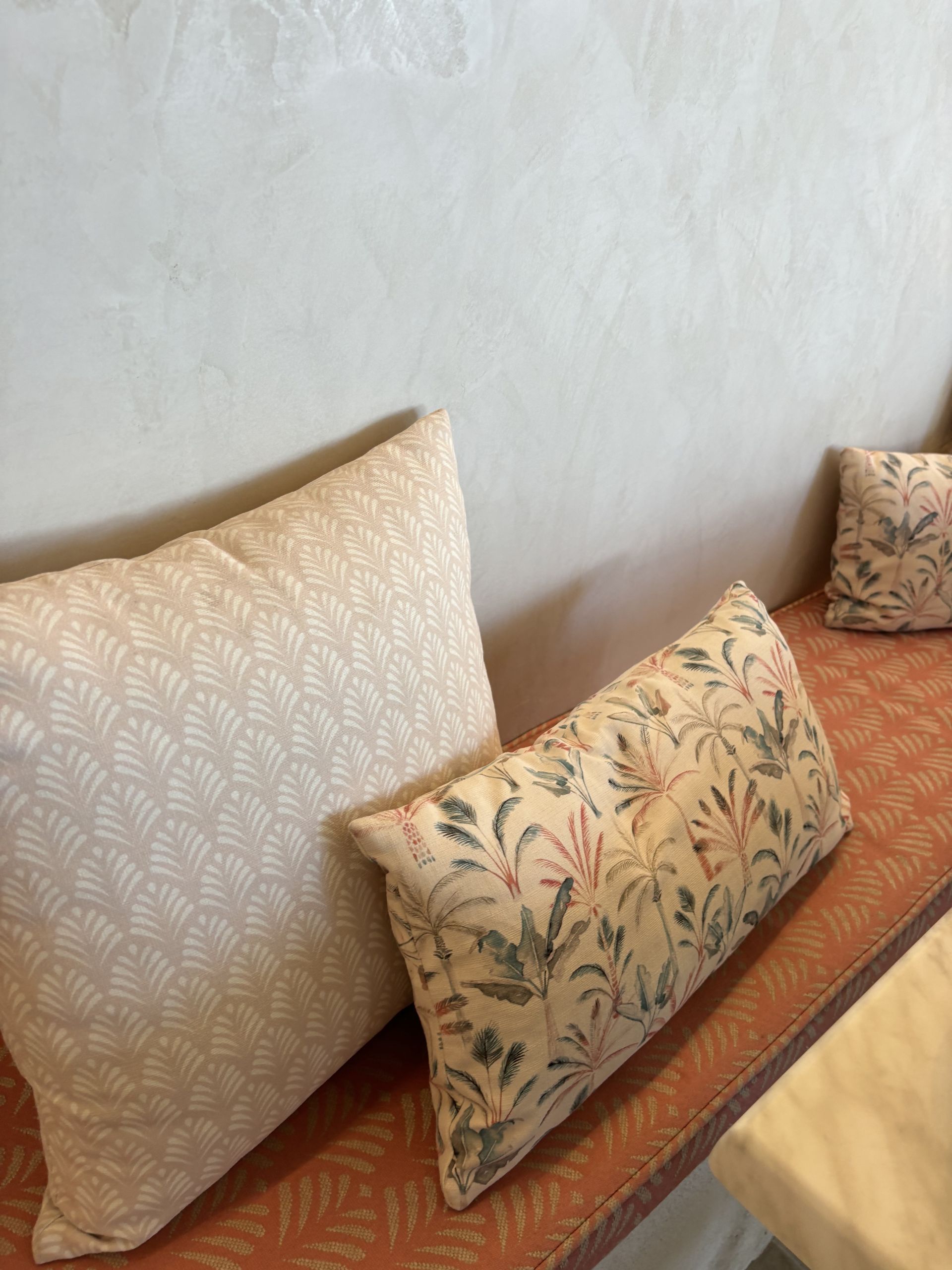 Cushions With Customised Fabric Covering — Artizen Curtains in Mooloolaba, QLD