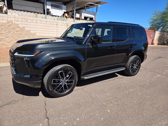 Black Lexus GX SUV with enhanced shine from ceramic coating in Gilbert AZ