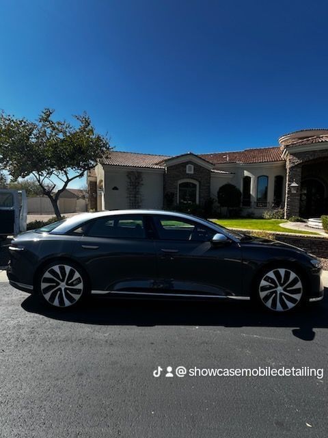 Finished vehicle after ceramic coating service in Gilbert AZ