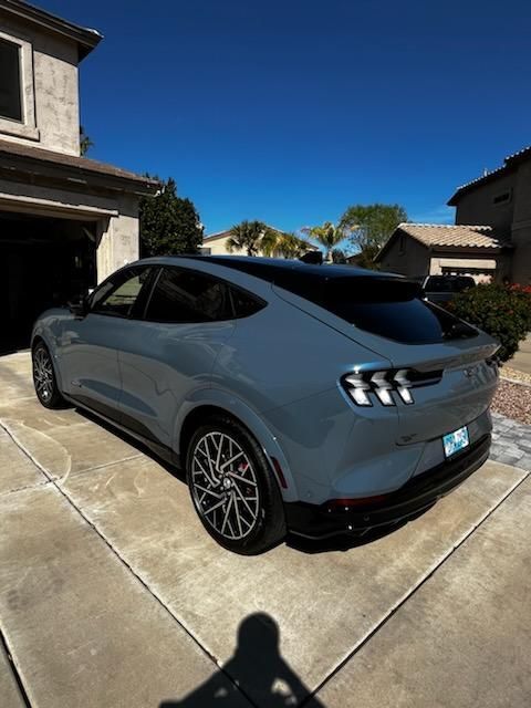 Gray Ford Mustang Mach-E after ceramic coating service in Gilbert AZ