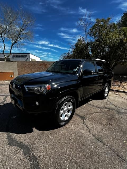 Black Toyota 4Runner with glossy finish after exterior detailing