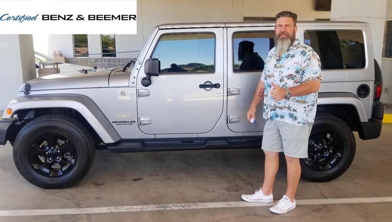 Jeep Wrangler after ceramic coating service in Gilbert AZ