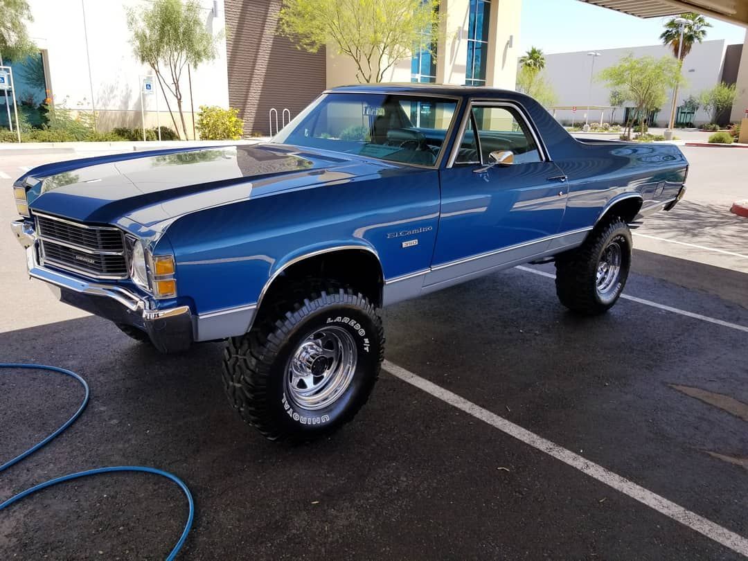 Classic Chevrolet El Camino SS with polished paint after professional detailing