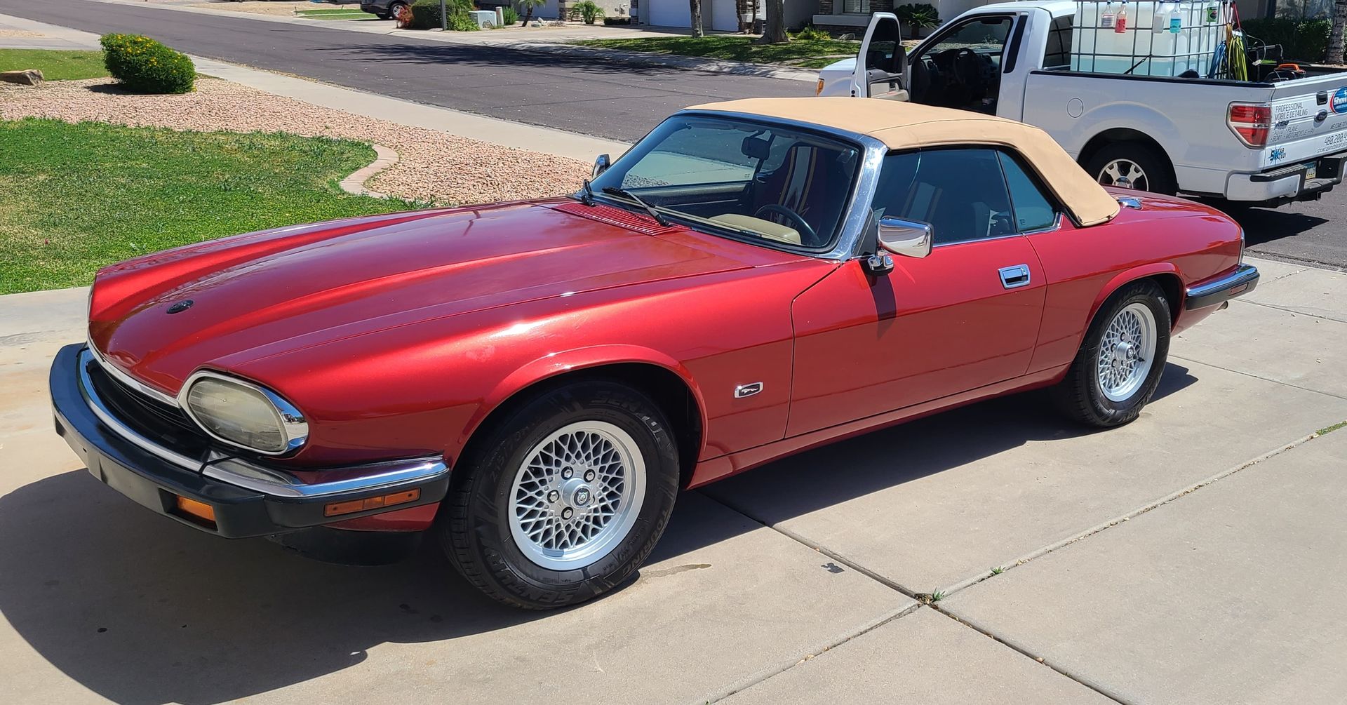 Finished vehicle after ceramic coating service in Gilbert AZ