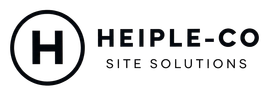 Heiple-Co Site Solutions logo with a black “H” in a circle and text on a white background