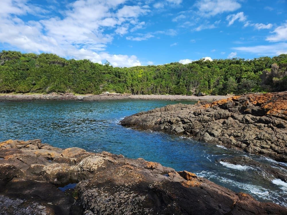 A Large Body Of Water Surrounded By Rocks And Trees On A Sunny Day — MJ's Mobile Car Mechanic In Unanderra, NSW