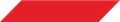 A red ribbon with a white border on a white background.