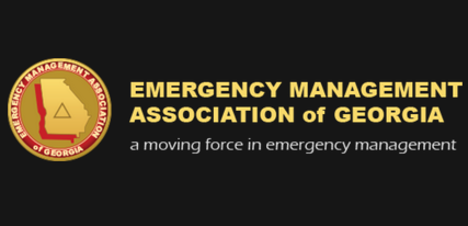 A logo for the emergency management association of georgia