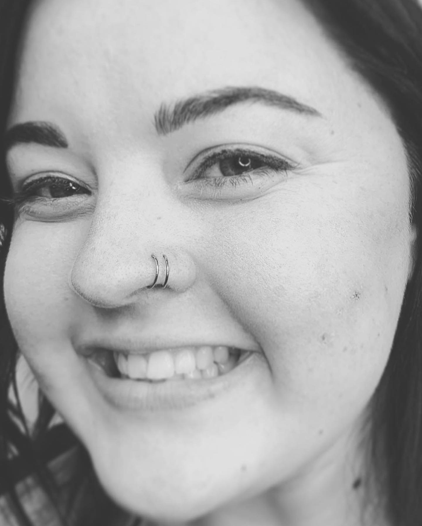 Nose double piercing — Little Rock, AR — Seventh Street Tattoos & Piercing