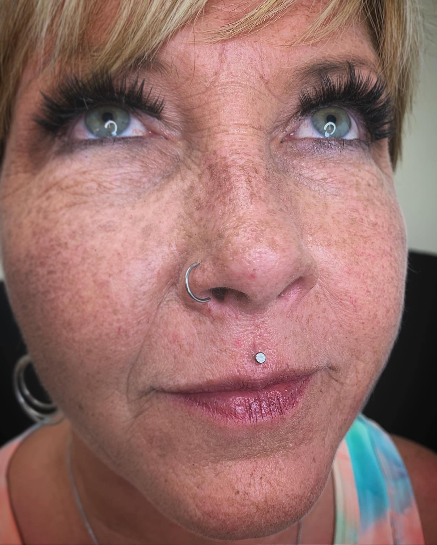 Nose and medusa piercing — Little Rock, AR — Seventh Street Tattoos & Piercing