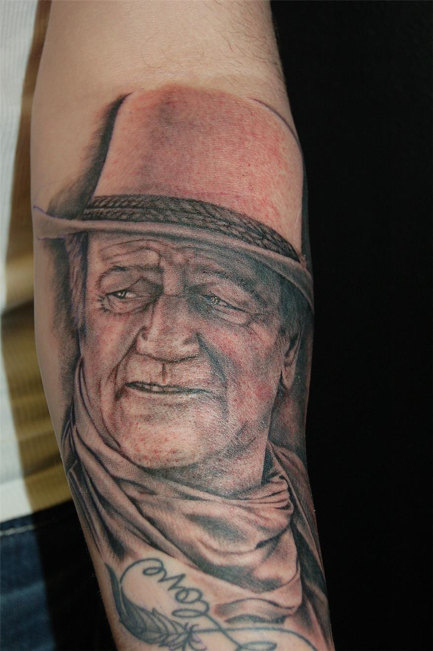 Old cowboy tattoo — Little Rock, AR — Seventh Street Tattoos & Piercing