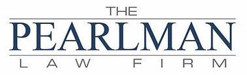 The Pearlman Law Firm logo in blue serif text on a white background.