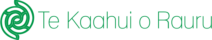 Green spiral logo with the text 