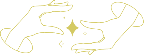 hand with stars