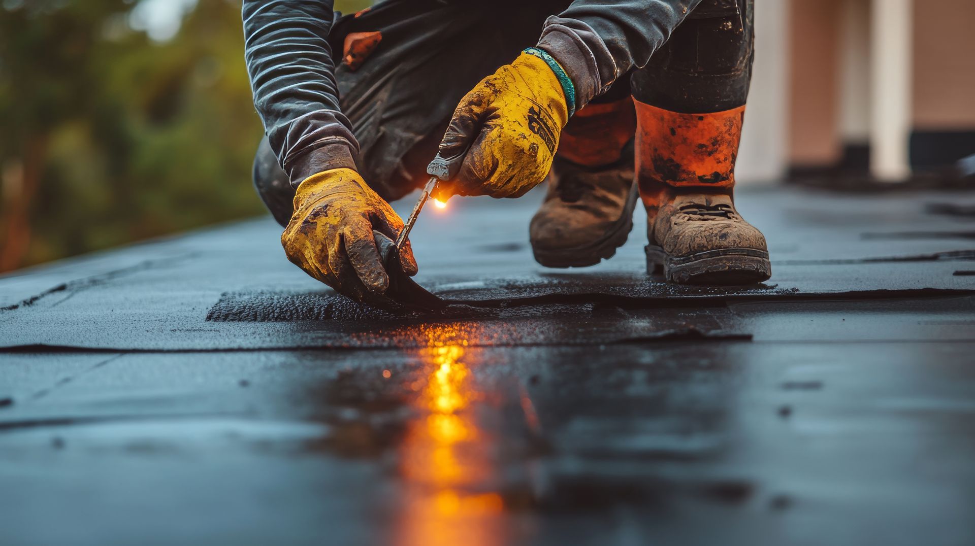 Commercial Flat Roof Installation