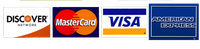A mastercard visa discover and american express logo