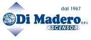 Logo di Madero Ascensori in blu e bianco con la scritta «dal 1967»