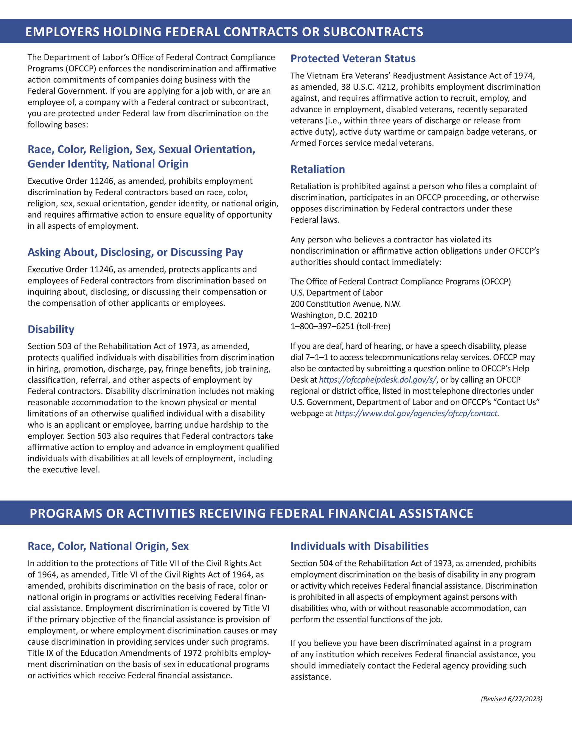 Information about programs offering assistance to individuals and families, in blue text.