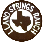 Round brown logo: