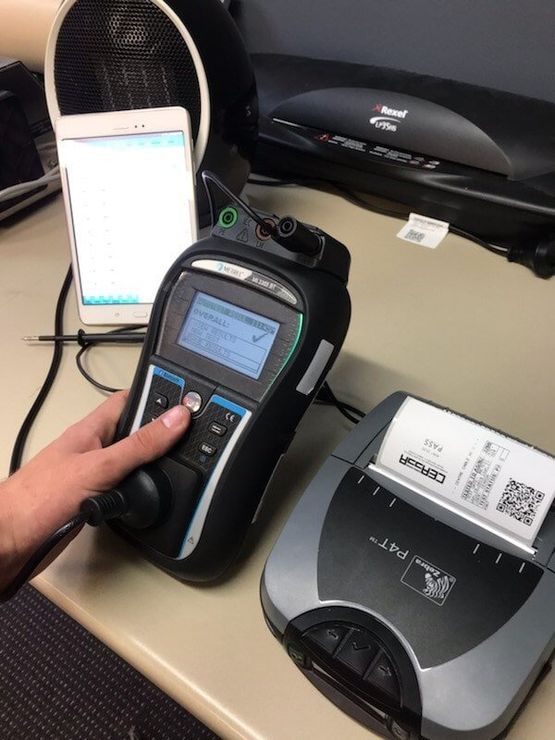Testing & Tagging Machine — Ceassa Electrical in Salamander Bay, NSW