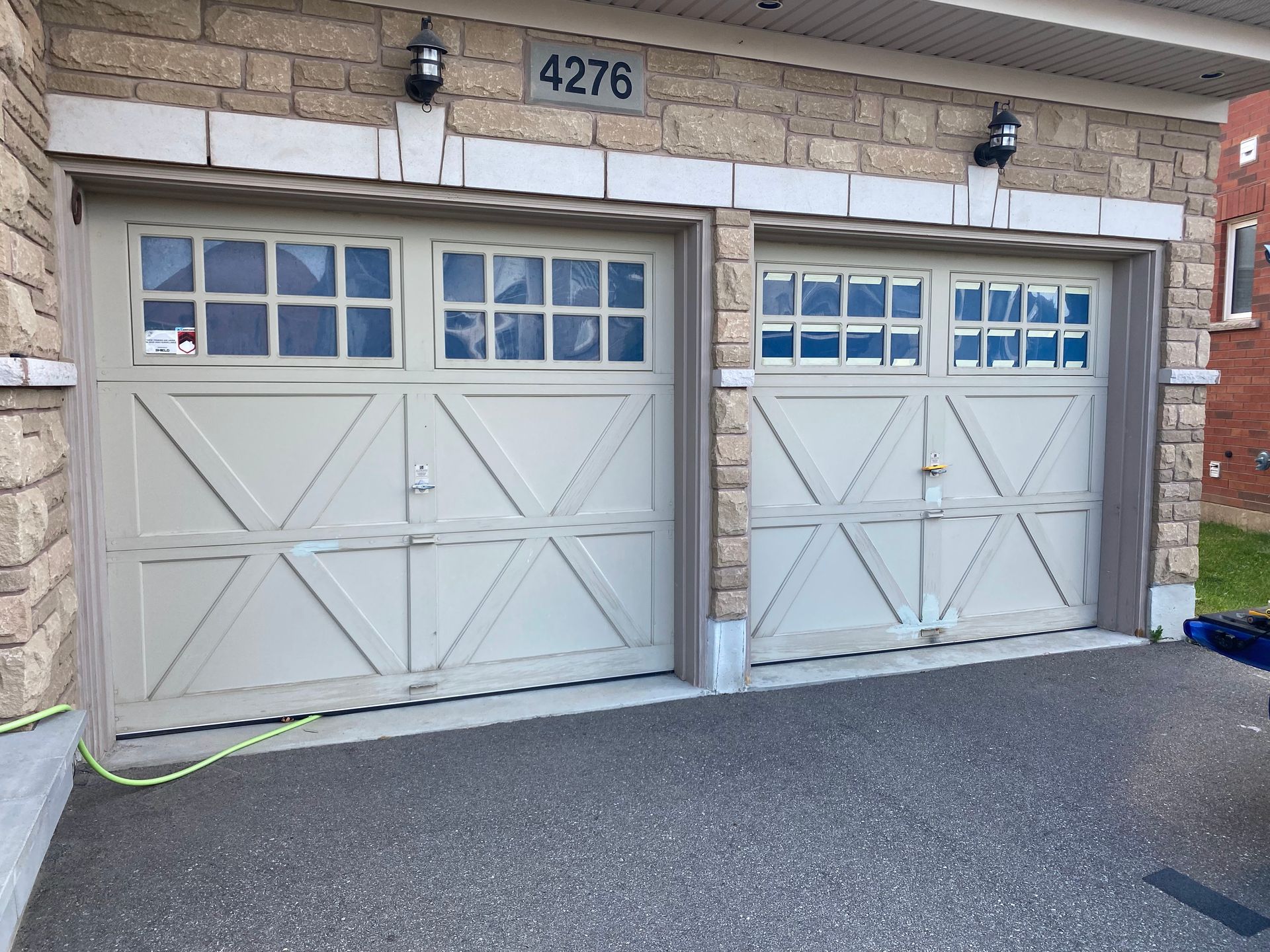 Before: Garage Door Painting