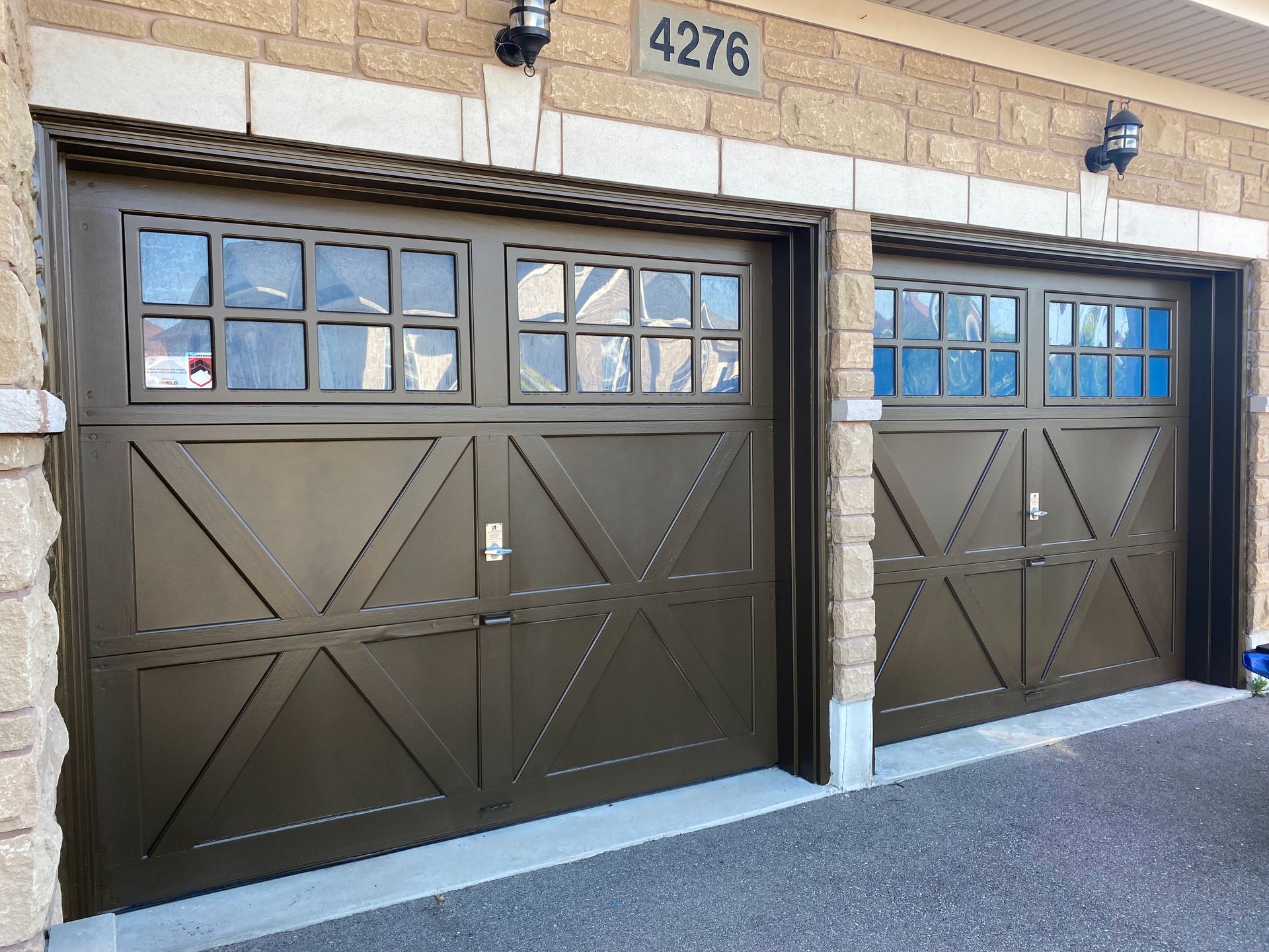 After: Garage Door Painting