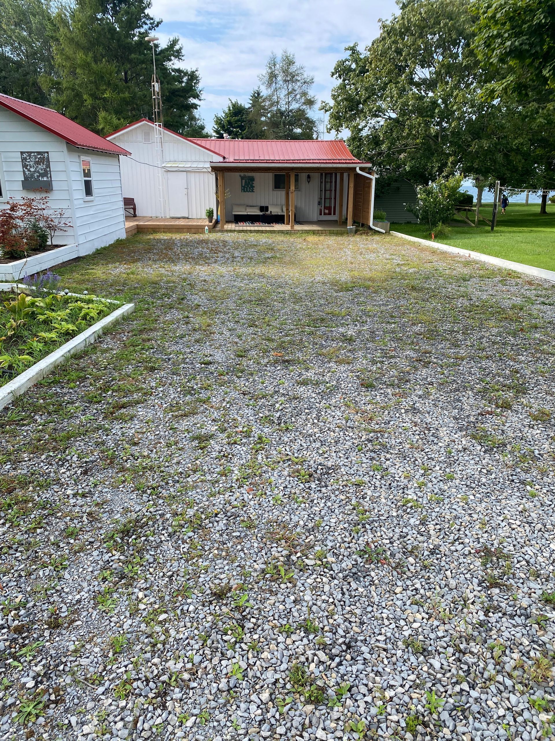 Before: Gravel Driveway Refresh