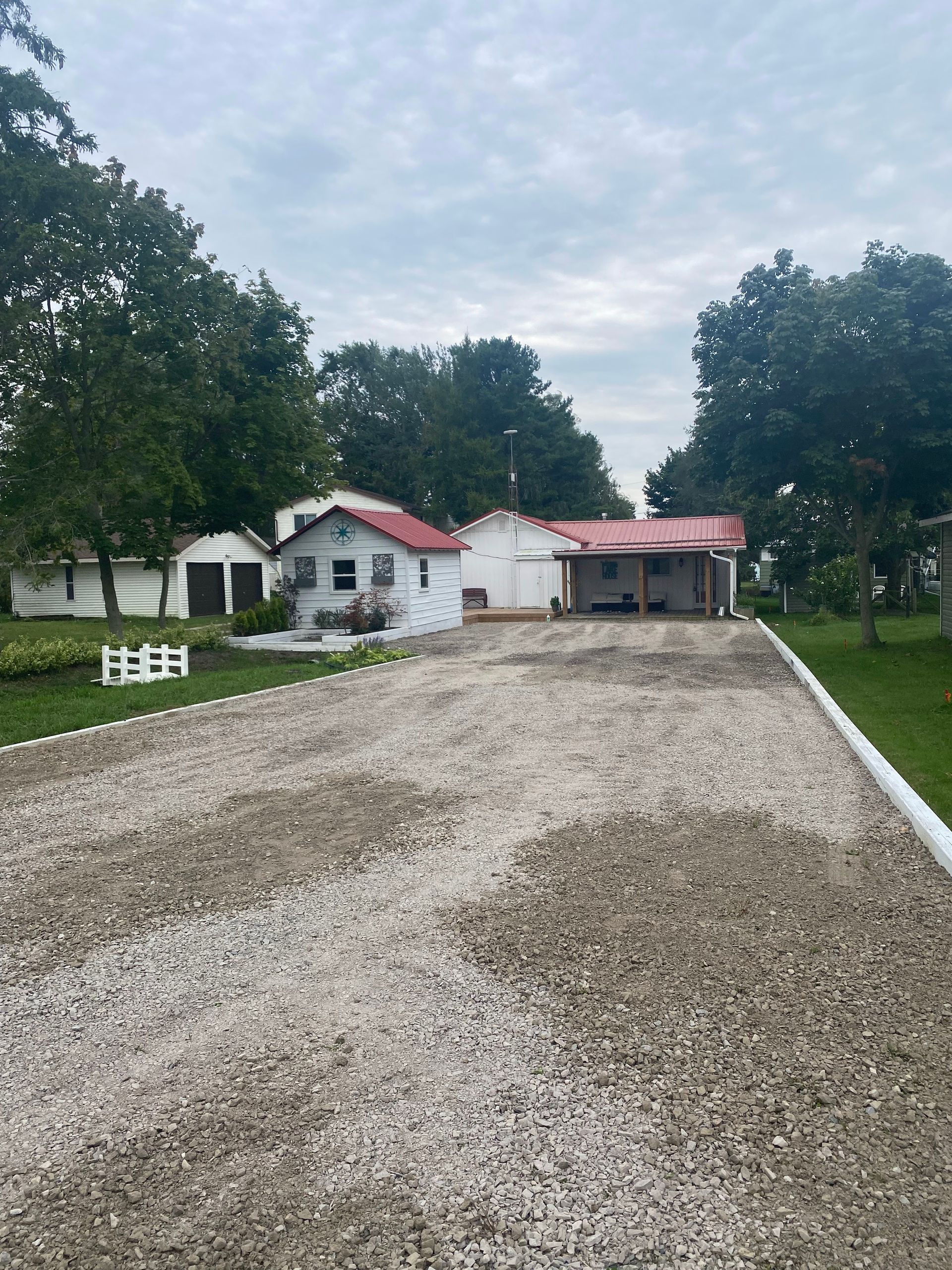After: Gravel Driveway Refresh