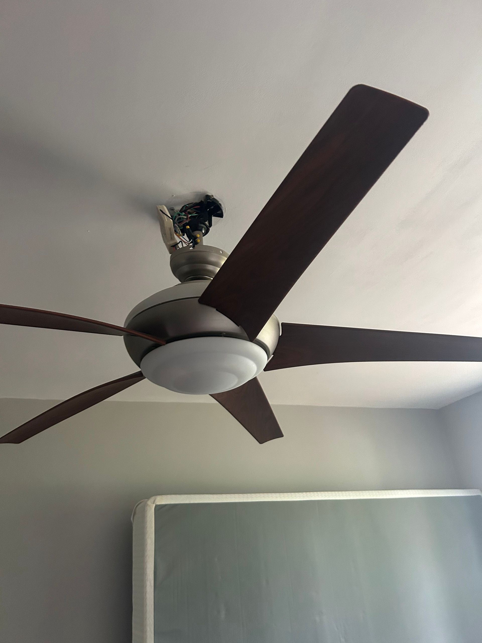 Before: Lighting fixture replacement