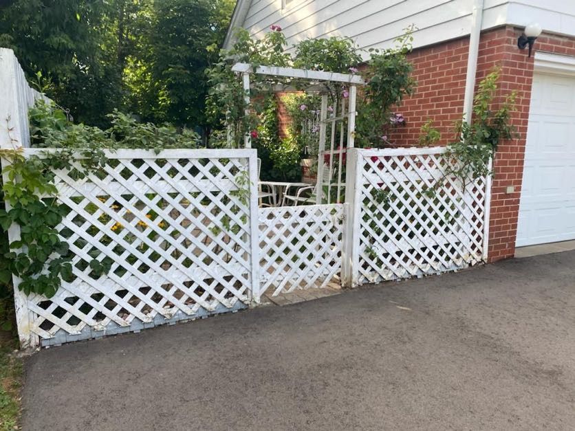 Before: Fence & Gate Rebuild