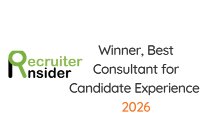 Winner, Best Consultant for Candidate Experience