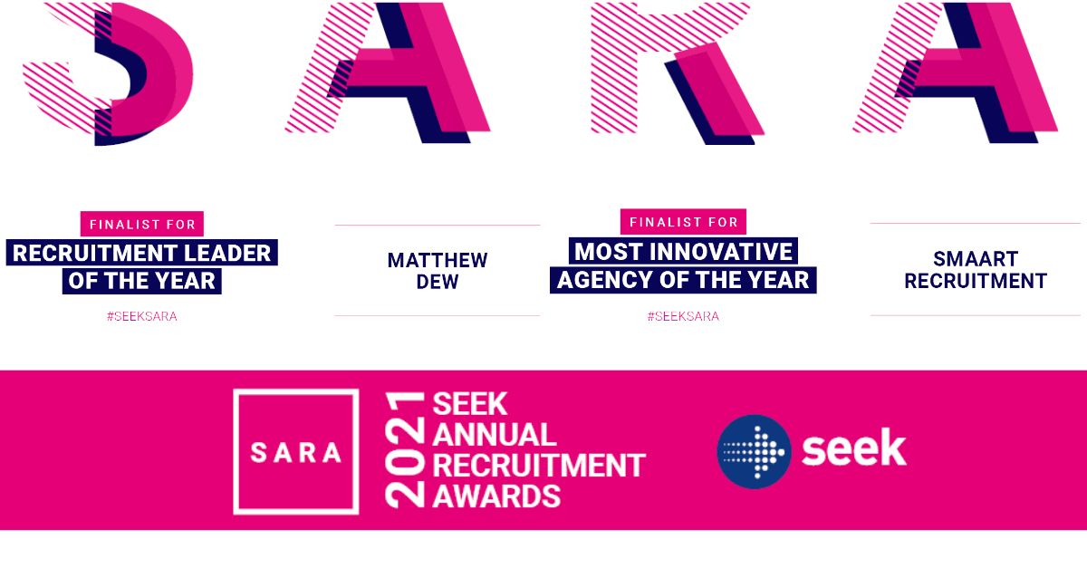 A poster for the sara annual recruitment cv awards