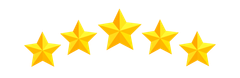 a row of five yellow stars.