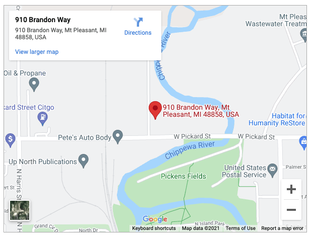Scientific location map image
