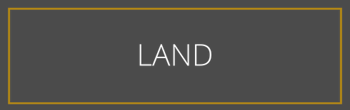 The word land is on a gray background with a gold frame.