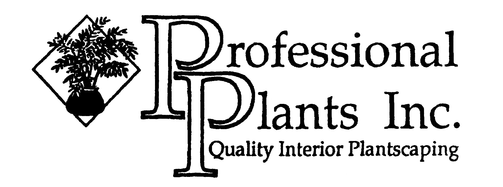 Logo for Professional Plants Inc.:
