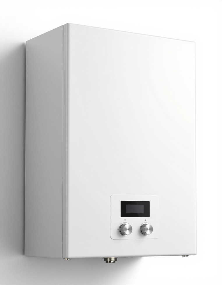 Modern wall-mounted boiler unit