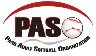 Logo for Paso Adult Softball Organization