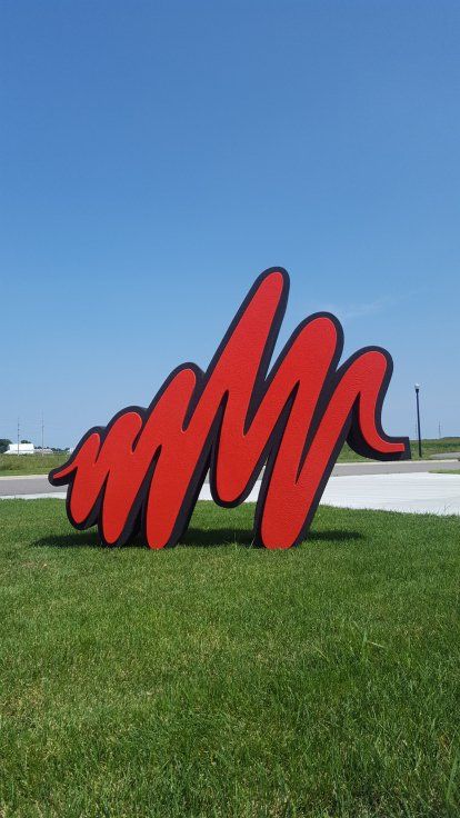 Foam monument sign, Large foam logo, giant foam logo