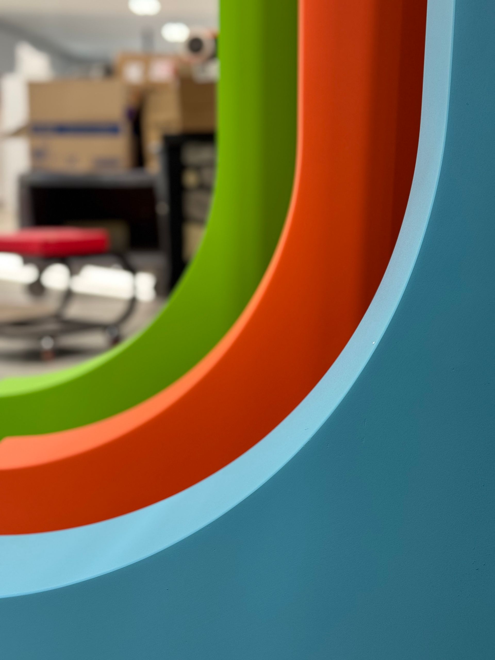 Large foam tradeshow display, Foam display