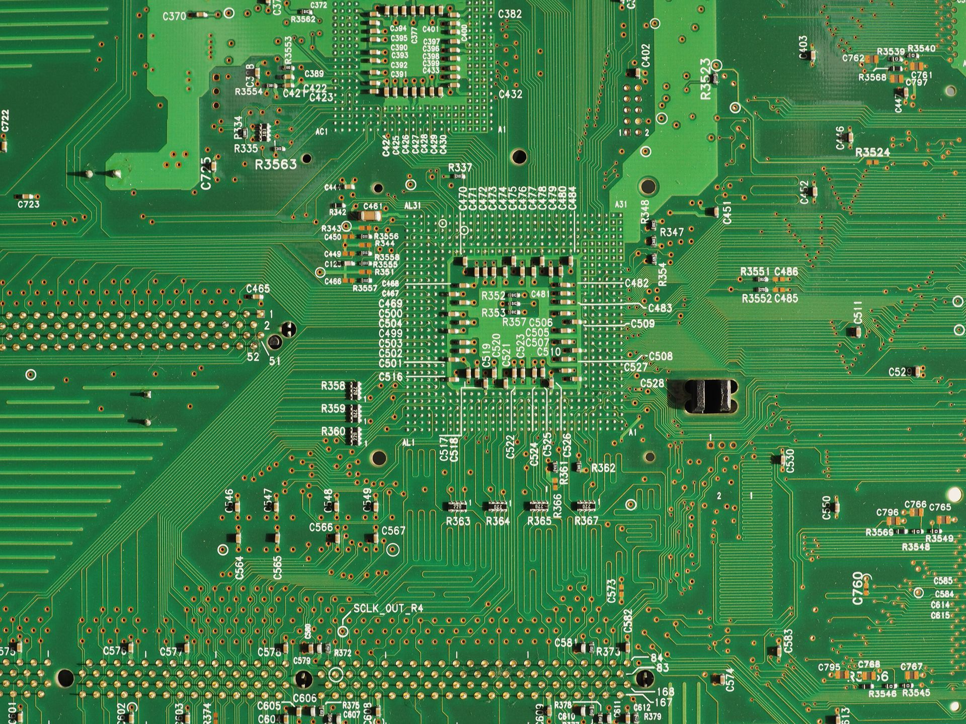 Double-Sided PCB Assemblies in production
