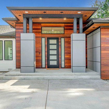 Modern Wood House