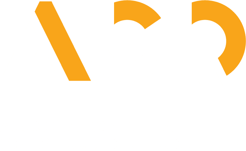 Un logo graphique jaune composé d'un segment de ligne incliné suivi de deux formes courbes en forme d'arche.