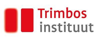 Logo van het Trimbos Instituut; twee rode rechthoeken naast tekst in rood en grijs.