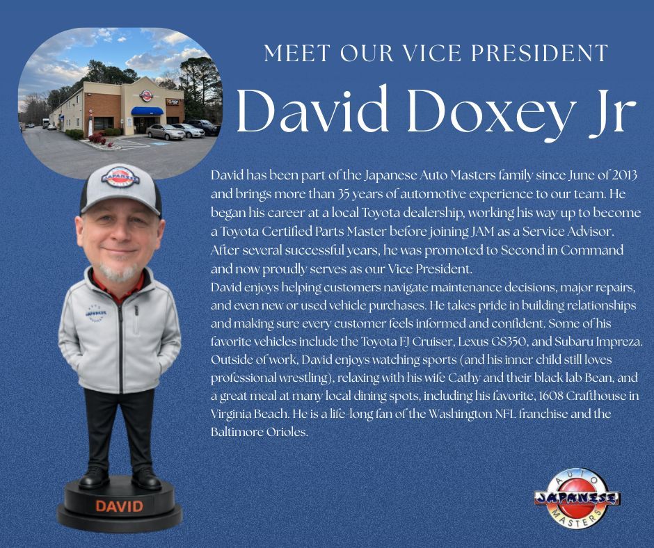 David Doxey Jr | Japanese Auto Masters
