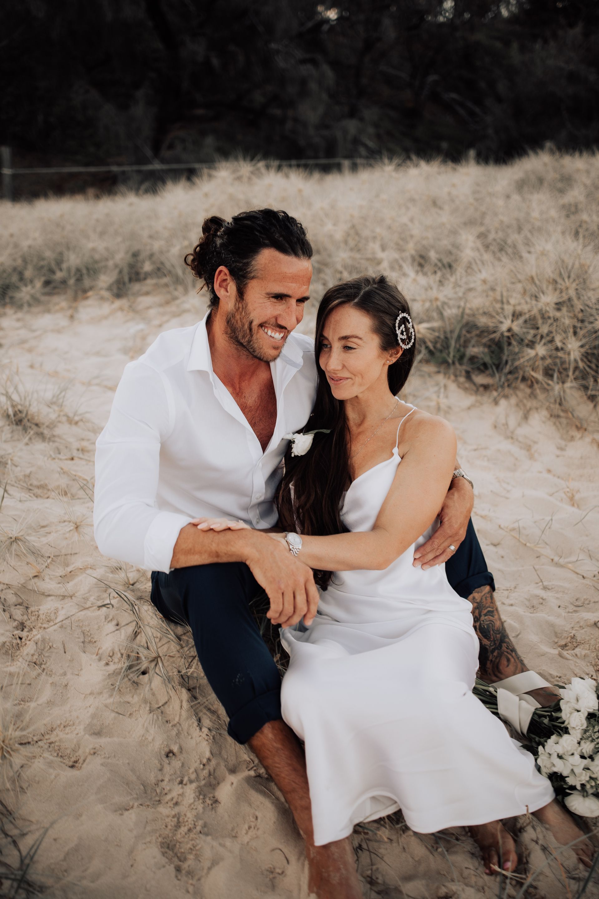 Sunset elopement ceremony Noosa Heads Noosa Wedding Celebrant