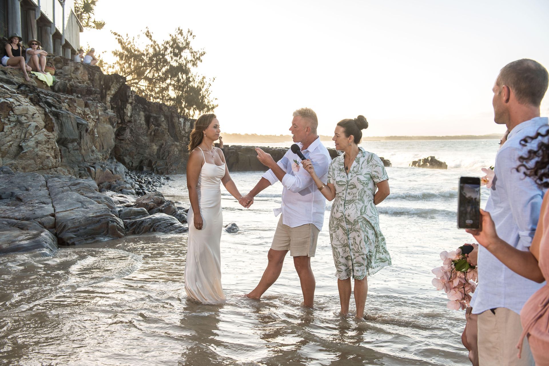 Perfect wedding ceremony Little Cove Noosa Wedding Celebrant