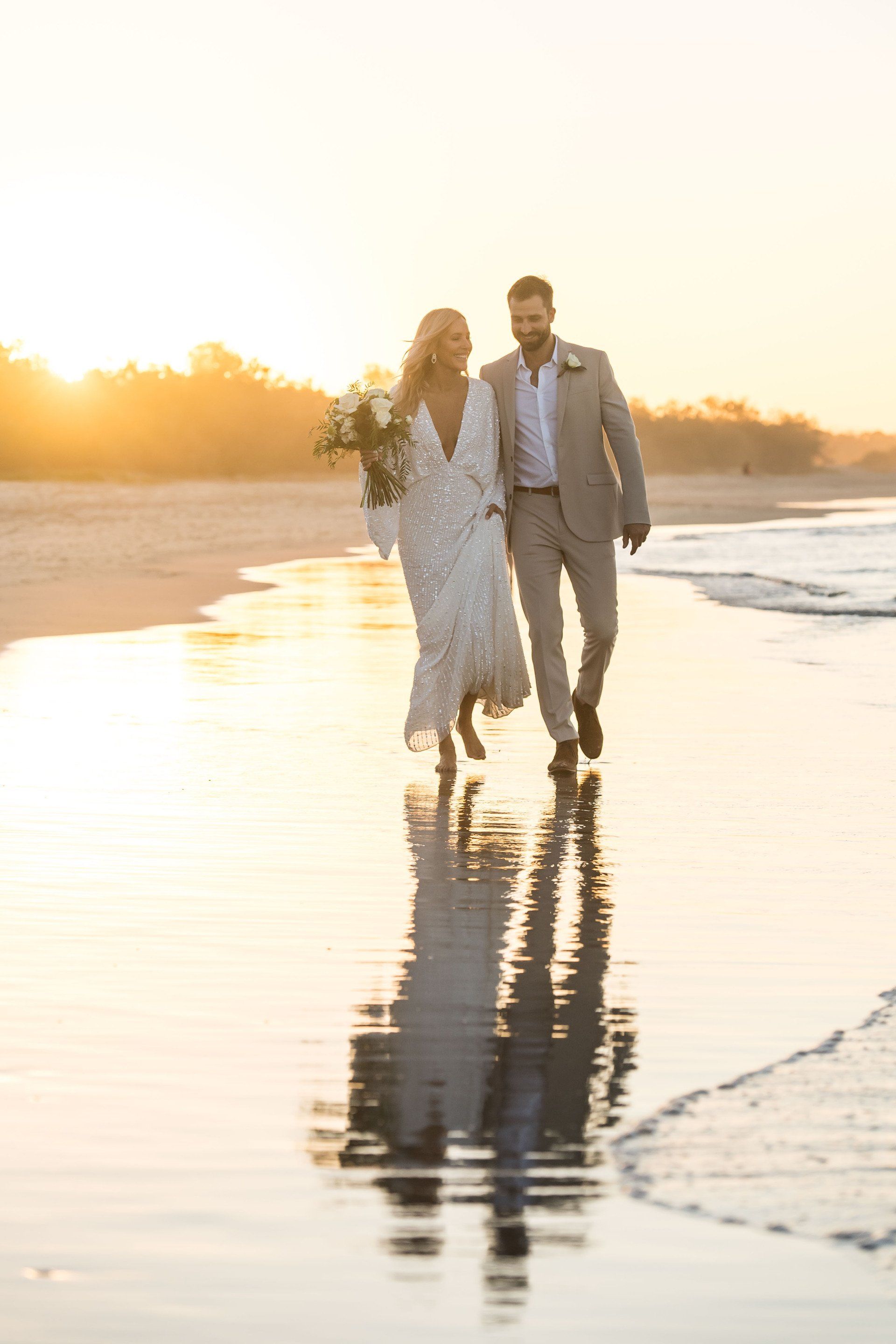 Noosa Elopement ceremony Sunshine Coast Waterfront Noosa Wedding Celebrant